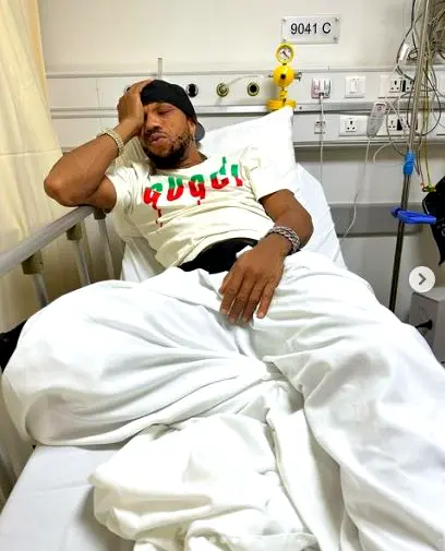 Nollywood Actor, Charles Okocha survives car accident in Lagos